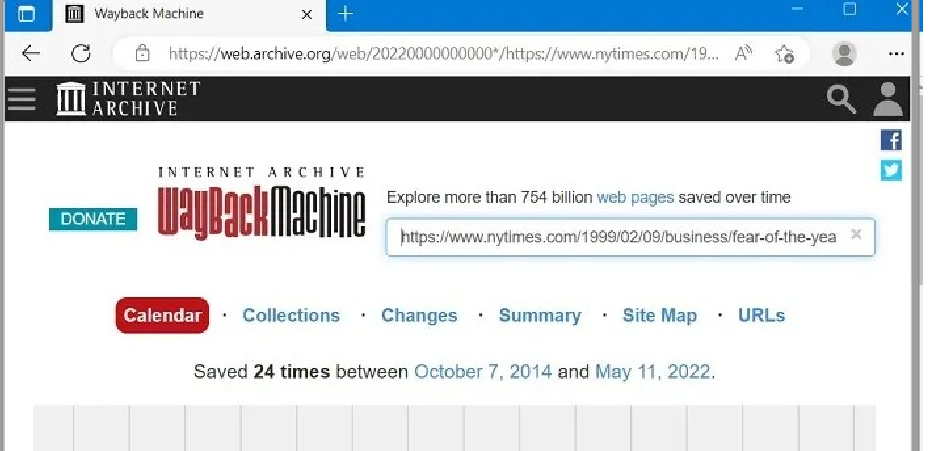 Wayback Machine